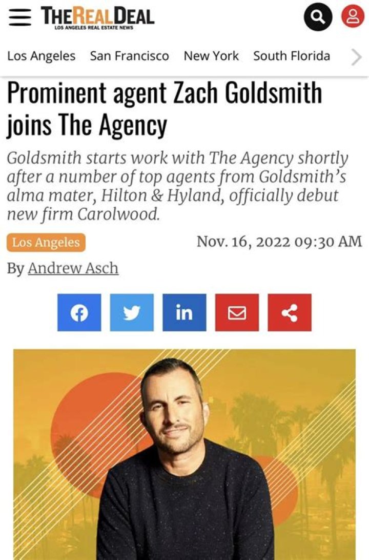 An Inside Look At Zach Goldsmith's Staggering Net Worth