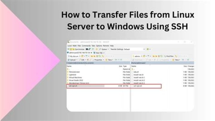 Effortlessly Transfer Files Between Linux And Windows Via SSH