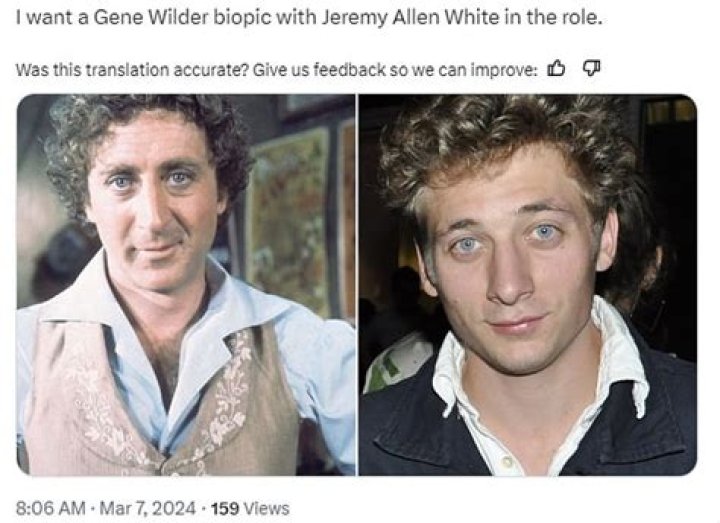 The Identity Of Gene Wilder's Grandson Revealed
