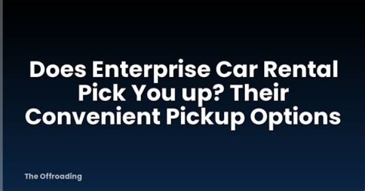 The Most Convenient Car Rental: Free Pick-up Service