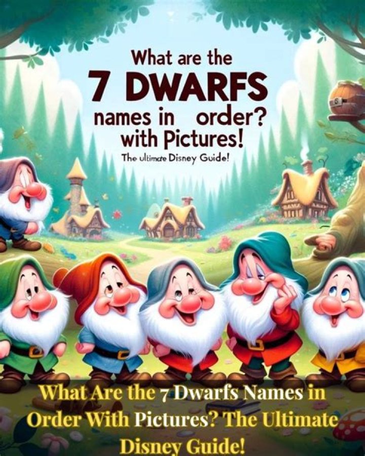 The Ultimate Guide To The 7 Dwarfs' Names In Chronological Order