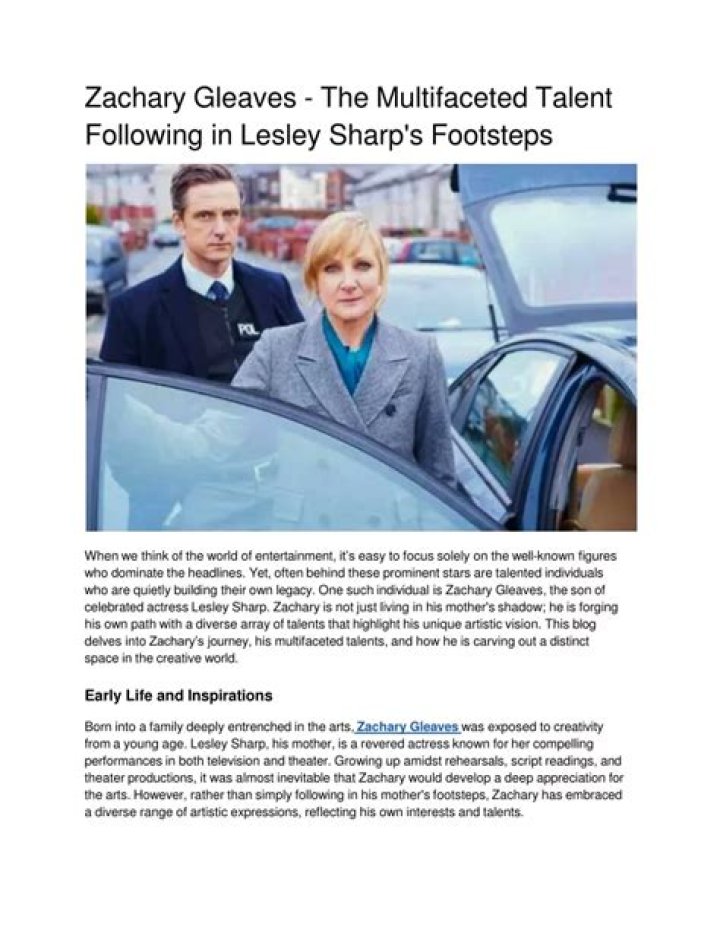 Zachary Gleaves: An Expert In